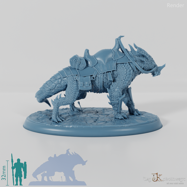 Kriegsdrache - Gesattelt 03