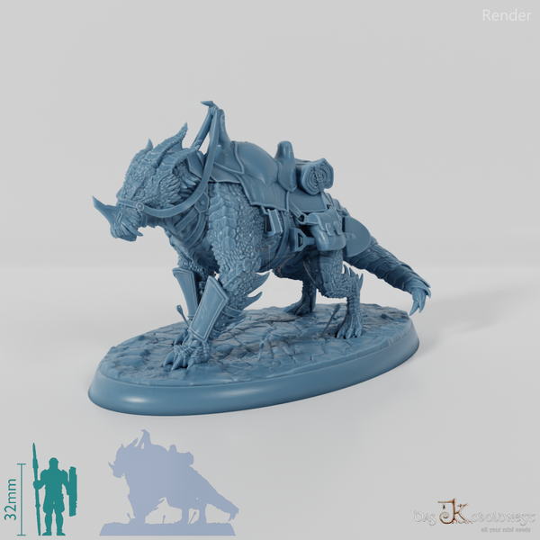 Kriegsdrache - Gesattelt 03