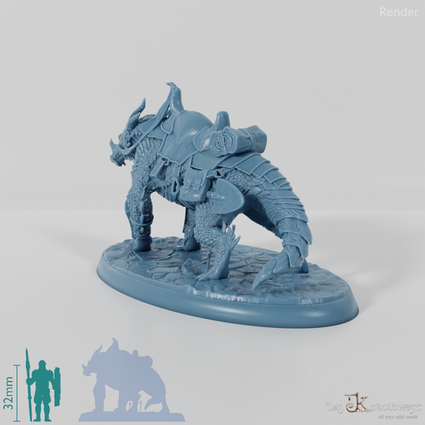 Kriegsdrache - Gesattelt 03