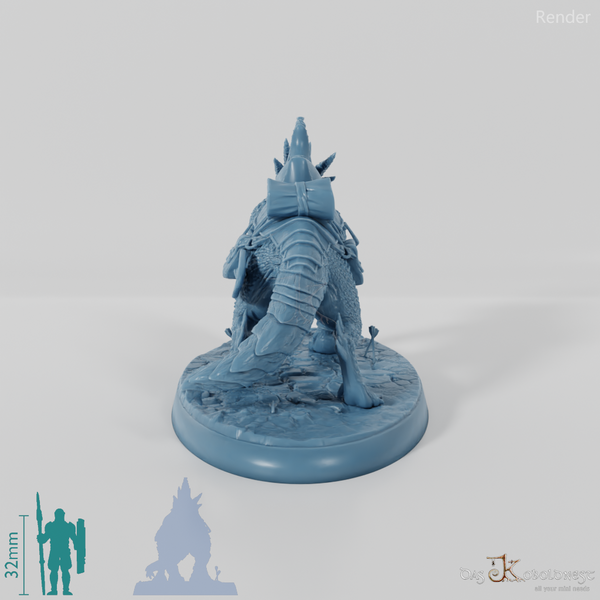 Kriegsdrache - Gesattelt 03