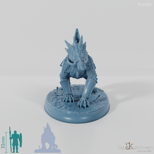 Kriegsdrache - Gesattelt 03