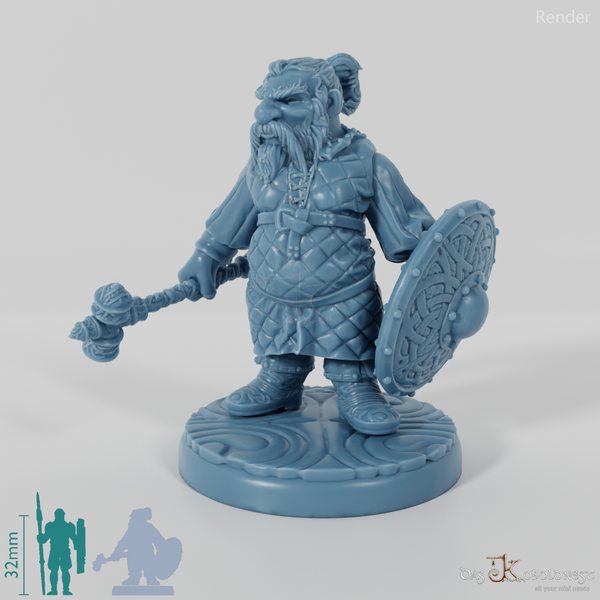 Zwergen-Axtkämpfer (Gambeson) - Komplettset