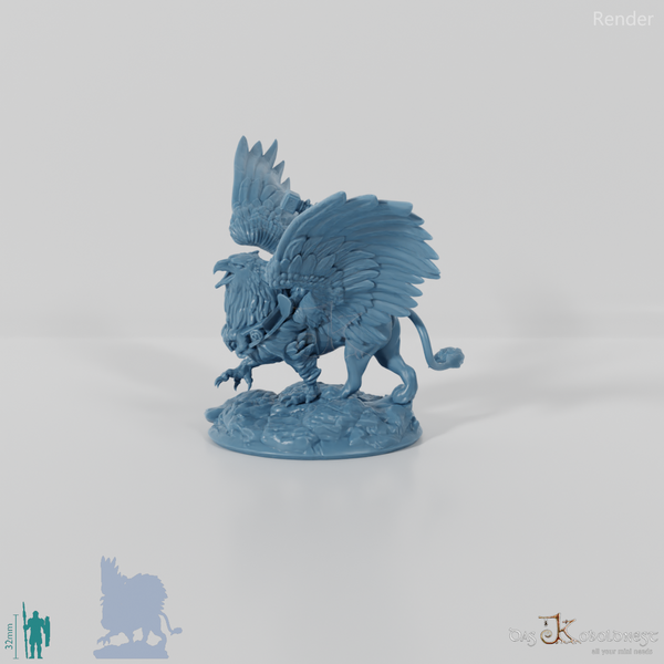 Dwarf Griffin Rider 01