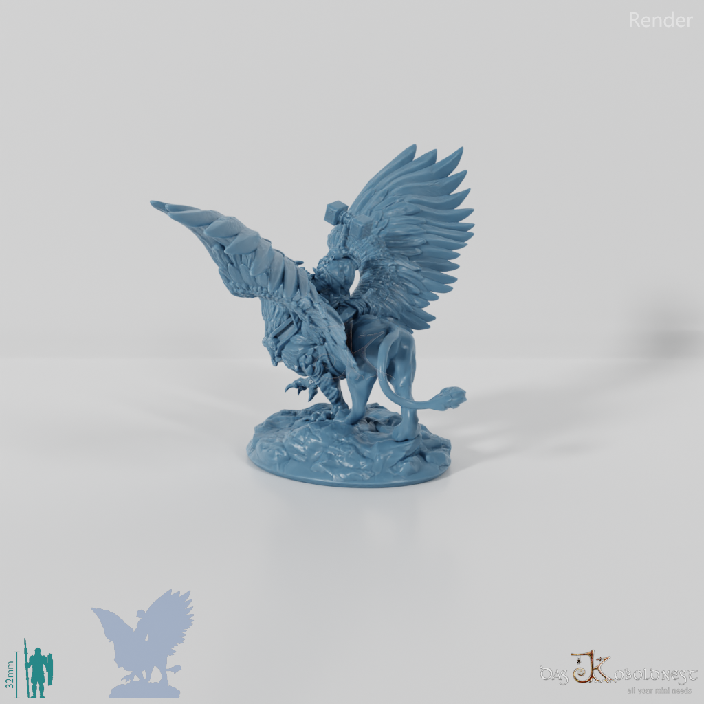 Dwarf Griffin Rider 01