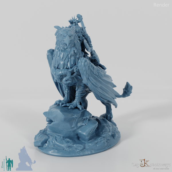 Dwarf Griffin Rider 03