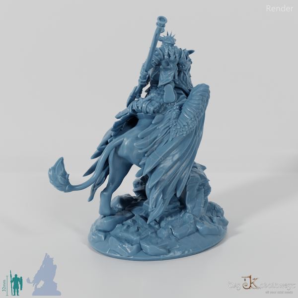 Dwarf Griffin Rider 03