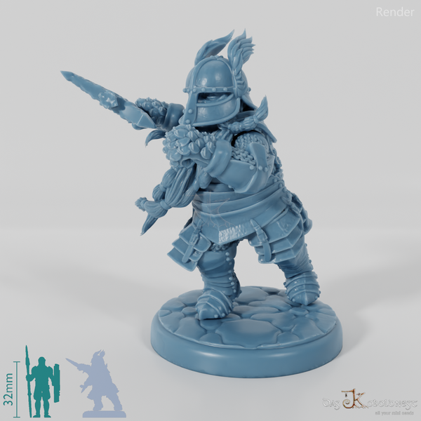 Zwergen-Infanterie (Schwere Rüstung) 04