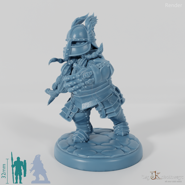 Zwergen-Infanterie (Schwere Rüstung) 09