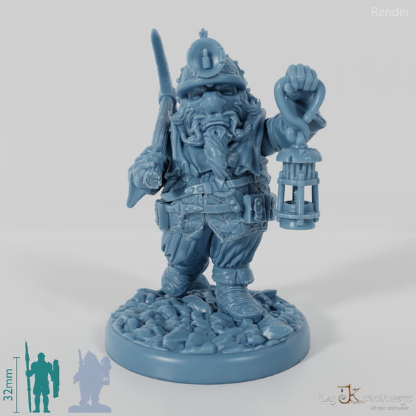 Zwergen-Bergarbeiter - Set 01