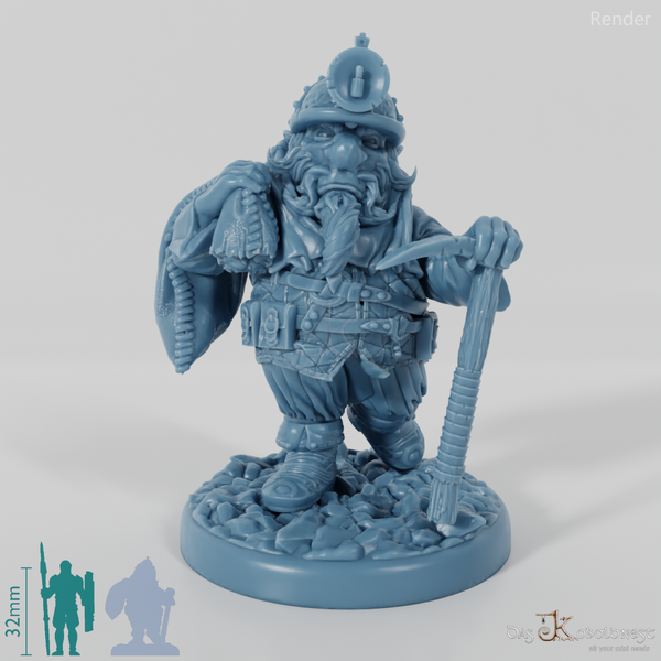 Zwergen-Bergarbeiter - Set 02