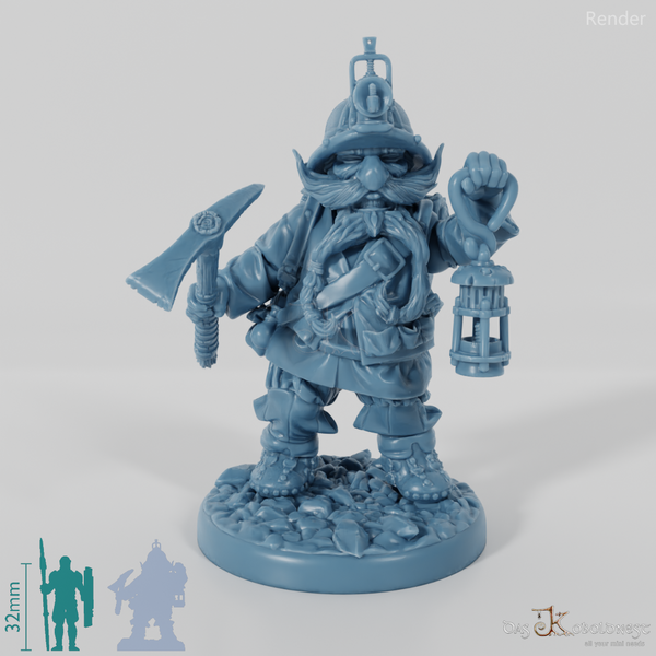 Zwergen-Bergarbeiter - Set 02