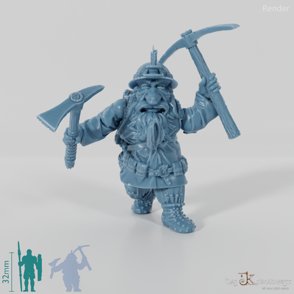 Zwergen-Bergarbeiter 19