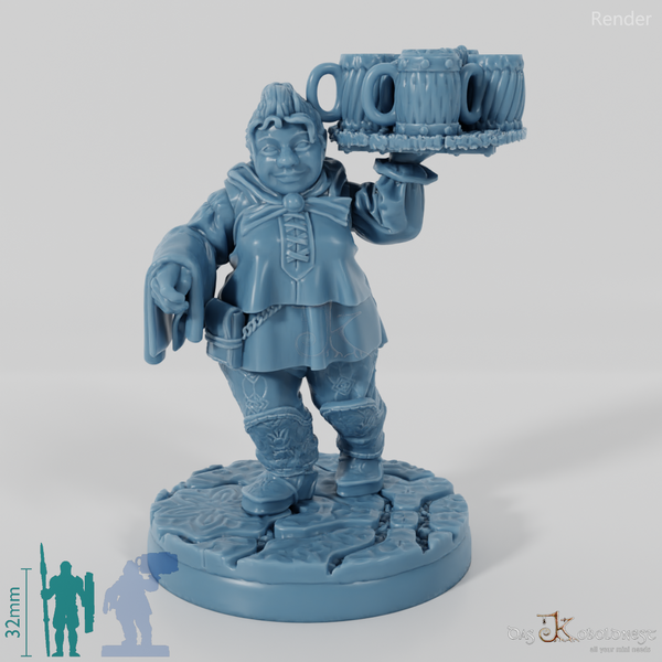 Zwergen-Zivilistin 04 (Schankmaid)