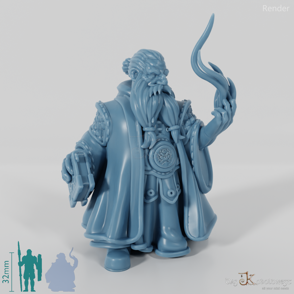 Dwarf War Wizard 01