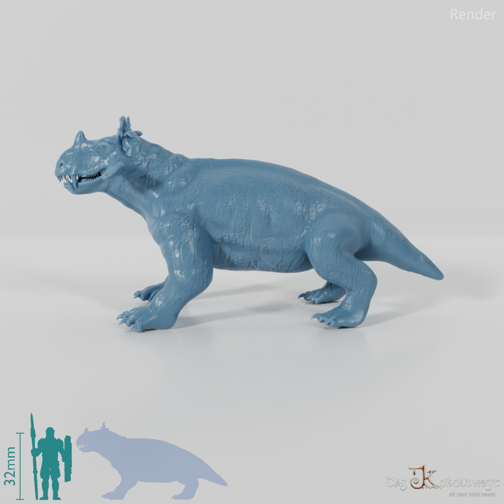 Estemmenosuchus mirabilis 01 - JJP