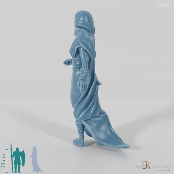 Ostmenschen-Prinzessin - Höfische Kleidung