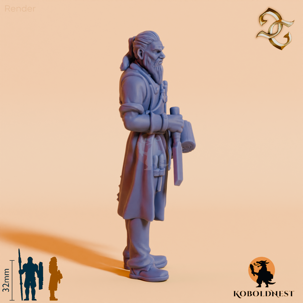 Edwin Woodwright, Zimmermann