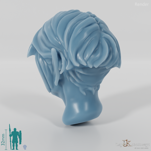 Frauenkopf - Elfin mit Pixie Cut 2