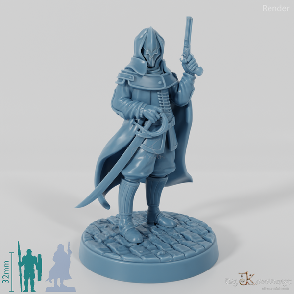 Astralelfen-General mit Maske 01