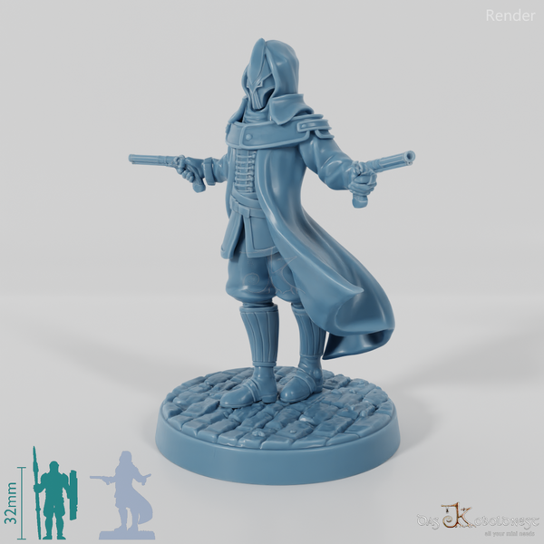 Astralelfen-Pistolenschütze mit Maske 01