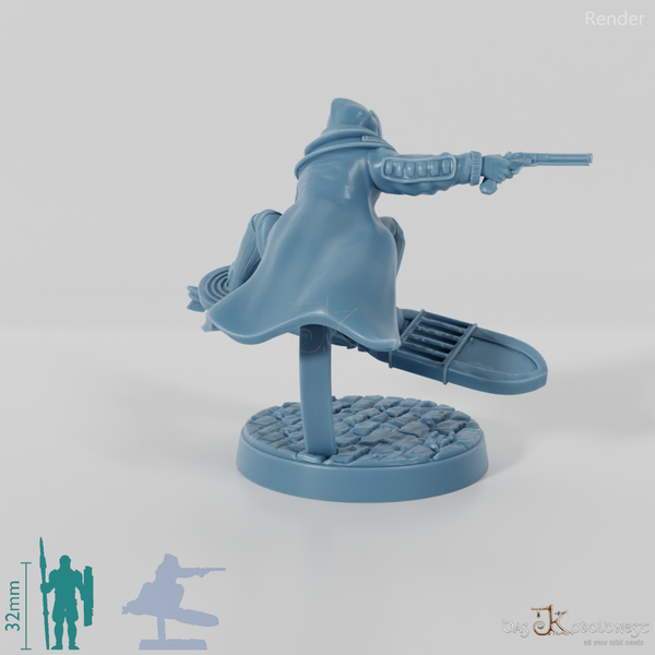 Astralelfen-Surfer mit Maske 01