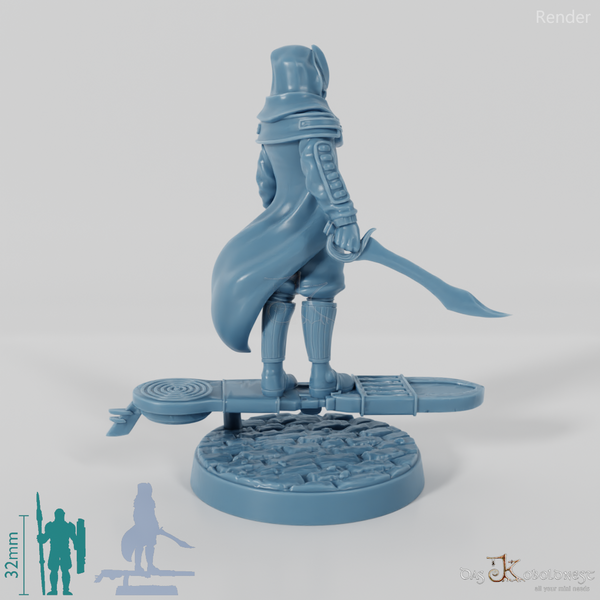 Astralelfen-Surfer mit Maske 02