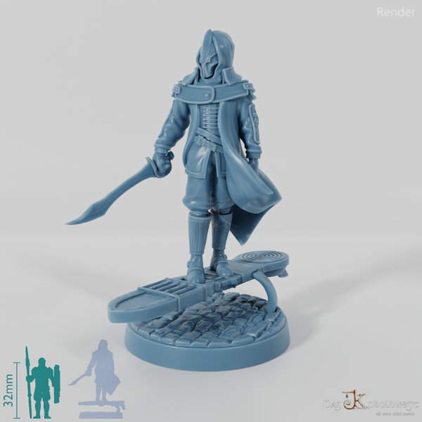 Astralelfen-Surfer mit Maske 02