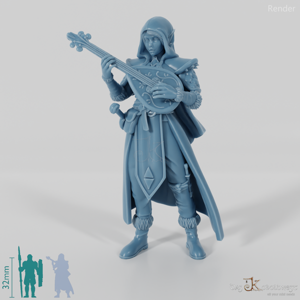 Thumine, Elfen-Bardin