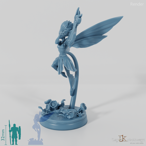 Selige Feen-Harfenistin