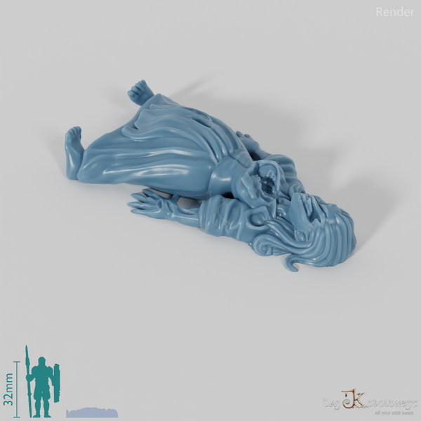 Entstellte weibliche Leiche