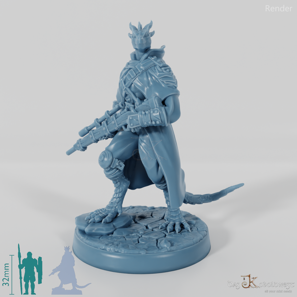 Dragonborn-Gewehrschützin 01