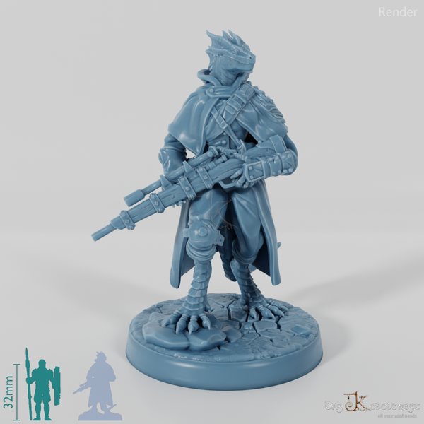 Dragonborn-Gewehrschützin 01