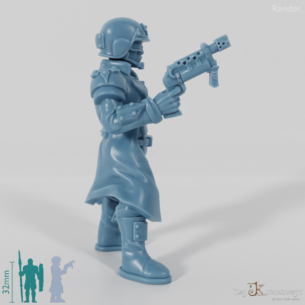 Space Soldiers - Infanterie mit Flammenwerfer