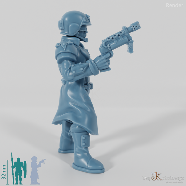 Space Soldiers - Infanterie mit Flammenwerfer