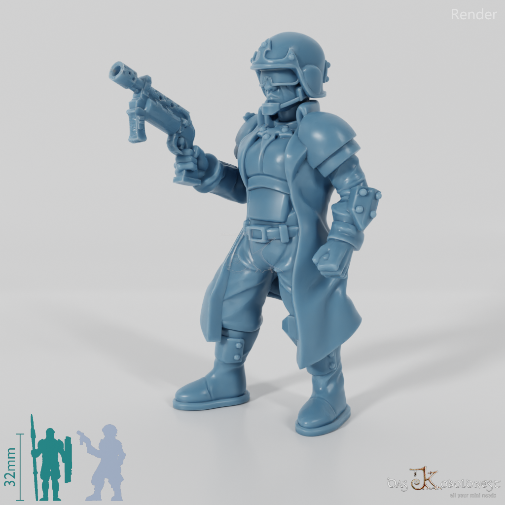 Space Soldiers - Infanterie mit Flammenwerfer