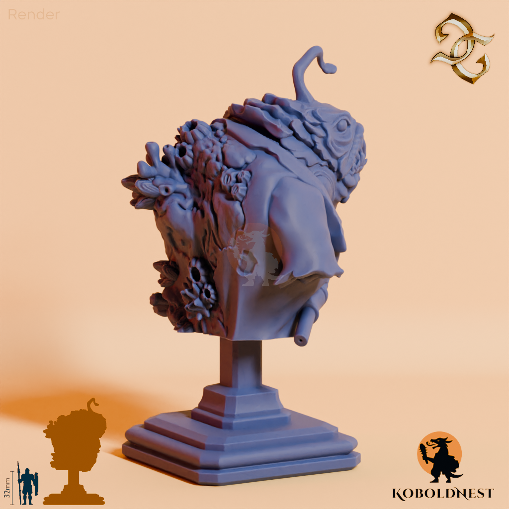 Büste - Jack Vierarm, Tiefseepirat