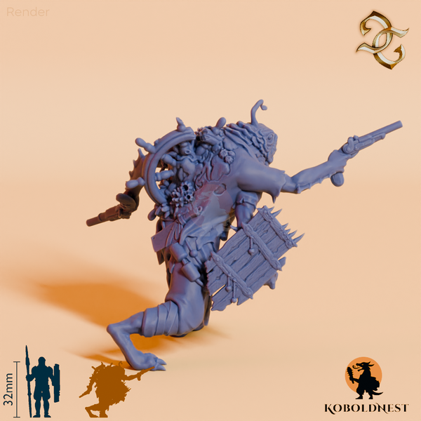 Jack Vierarm, Tiefseepirat