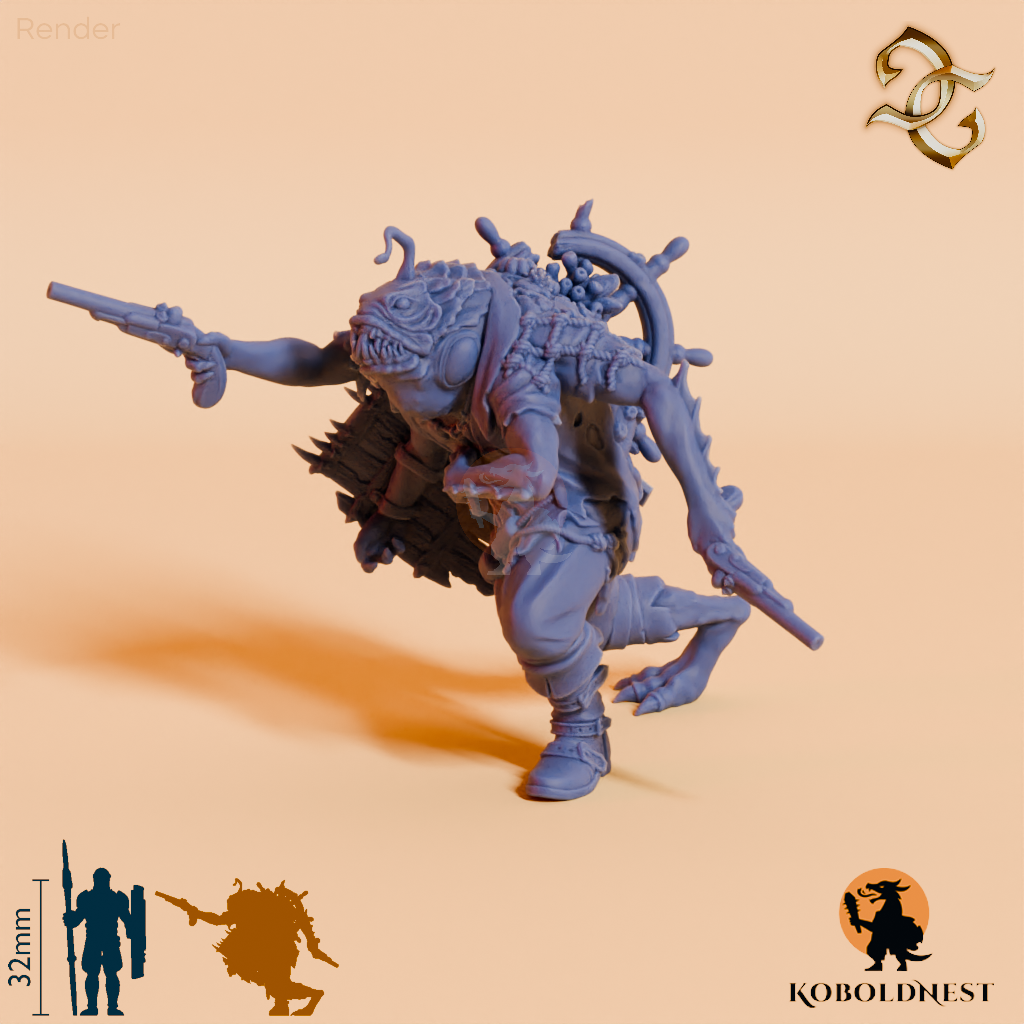 Jack Vierarm, Tiefseepirat