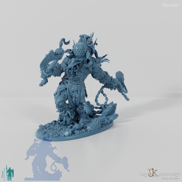 Gerüsteter Frostriese