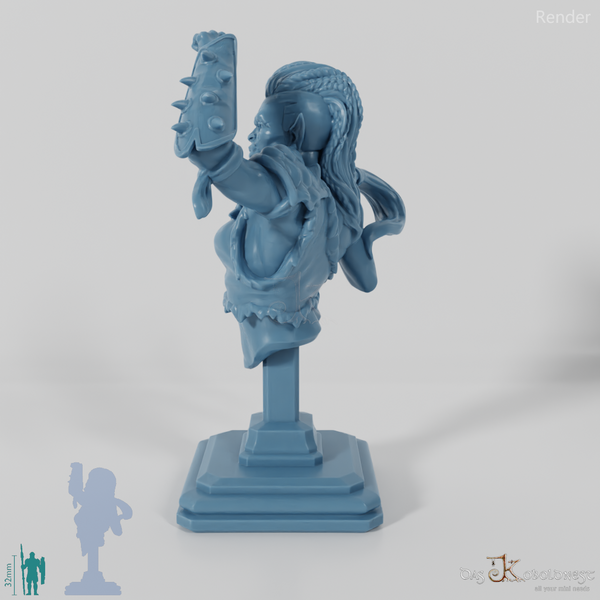 Büste - Fury, Orkische Küstenkriegerin