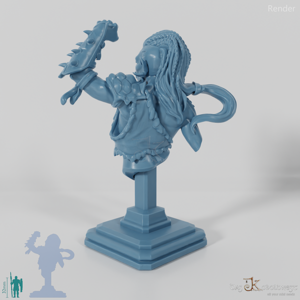 Büste - Fury, Orkische Küstenkriegerin