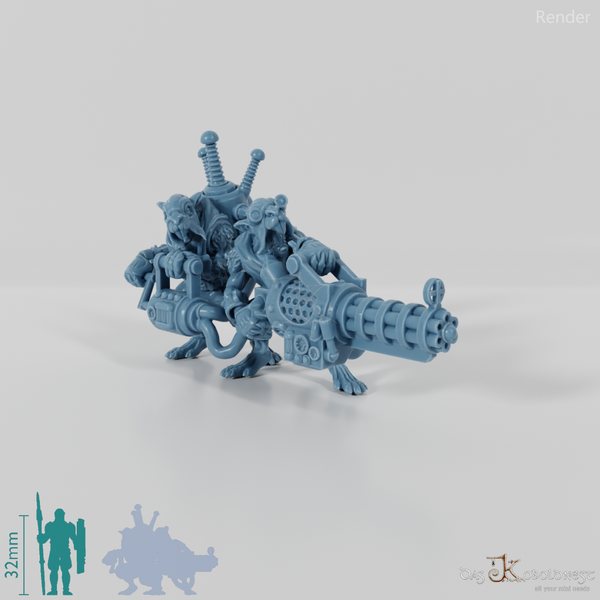 Tecnomancer's Guild Gatling-Crew