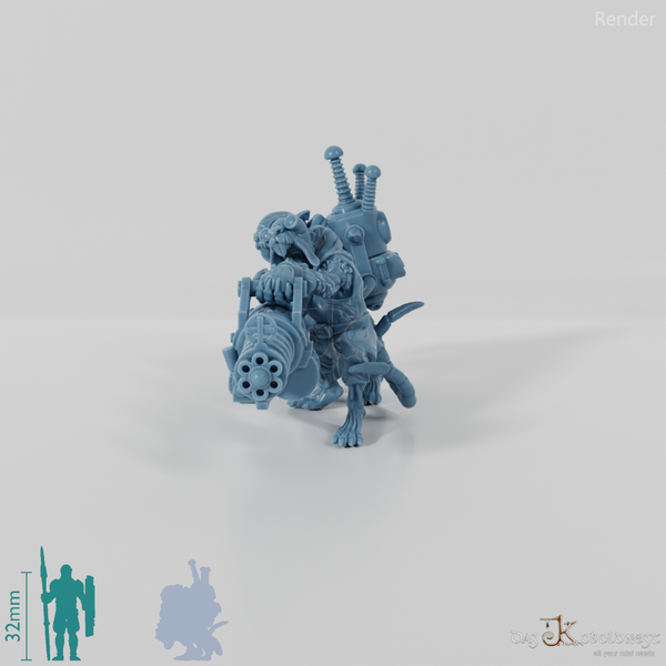 Tecnomancer's Guild Gatling-Crew