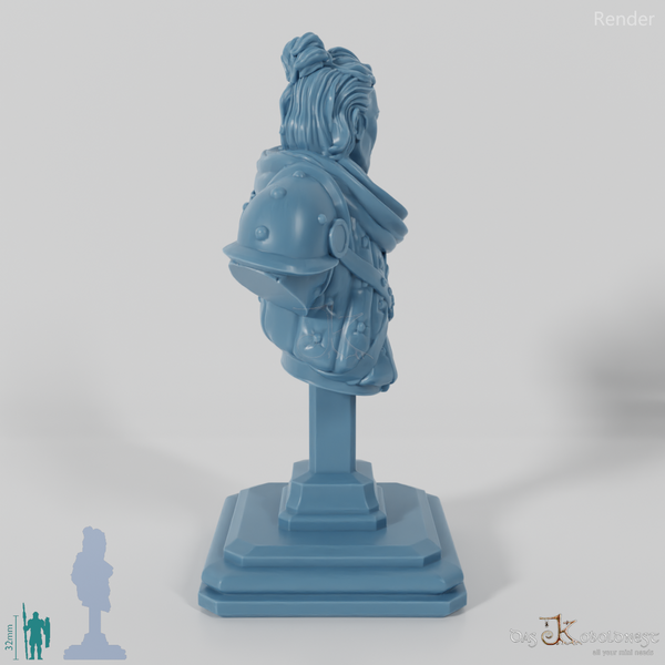 Büste - Gaven, Tapferer Krieger