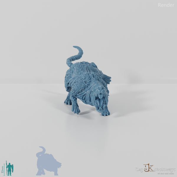 Gigantische Pestratte