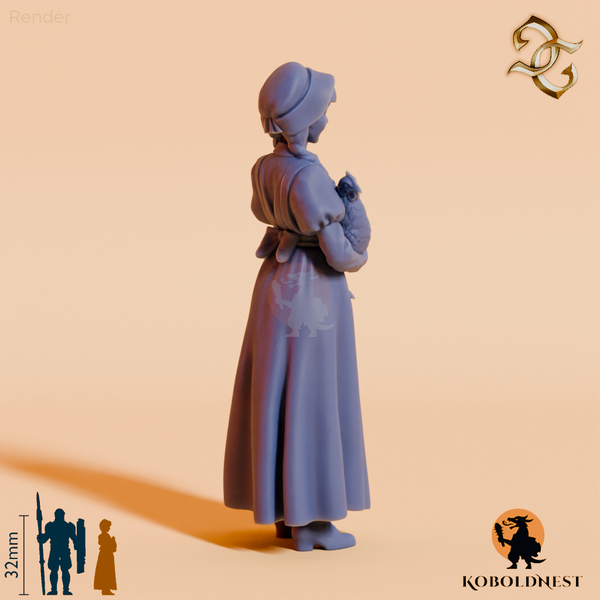 Ginger, Mädchen mit Huhn