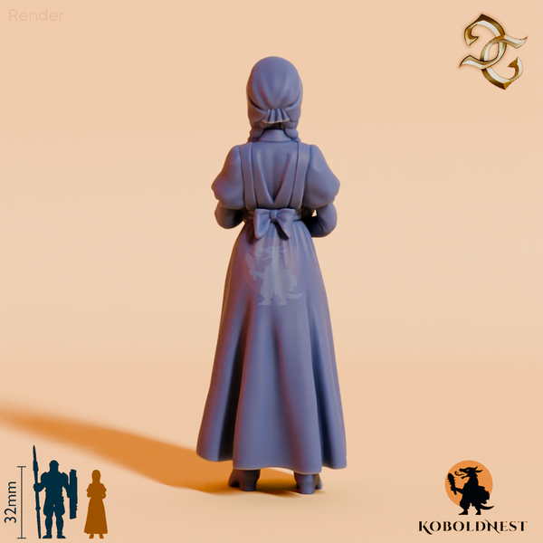 Ginger, Mädchen mit Huhn