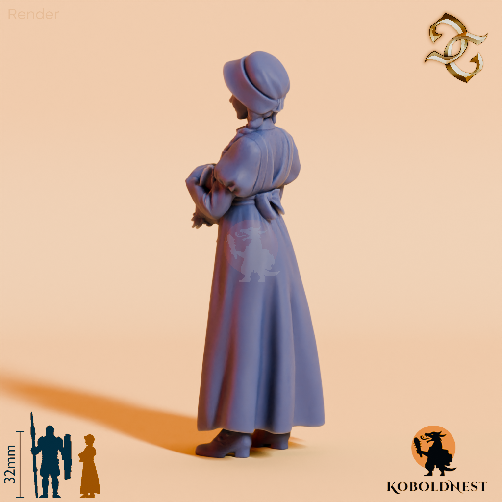 Ginger, Mädchen mit Huhn