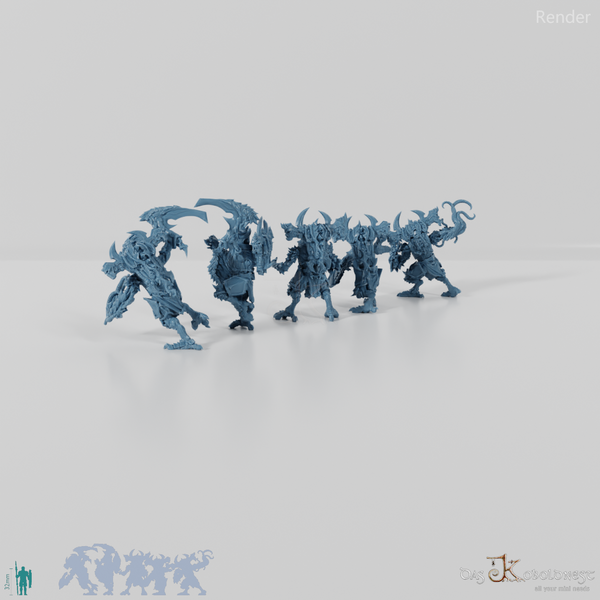 Void Blessed Soldiers - Haunted Gladiators of Change Komplettset