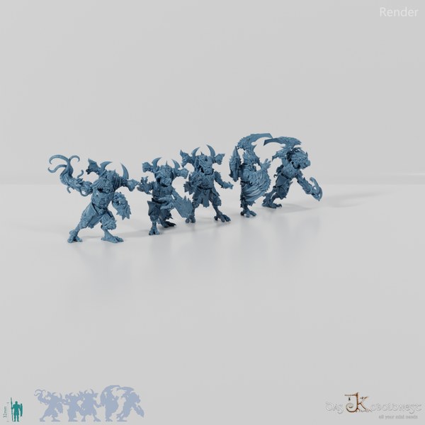 Void Blessed Soldiers - Haunted Gladiators of Change Komplettset